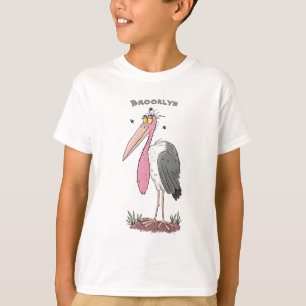 Camiseta Funny marabou stork personalizado