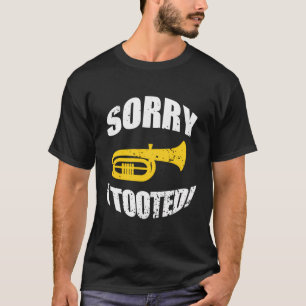 Camiseta Funny Marcha Banda Jugadora Tuba