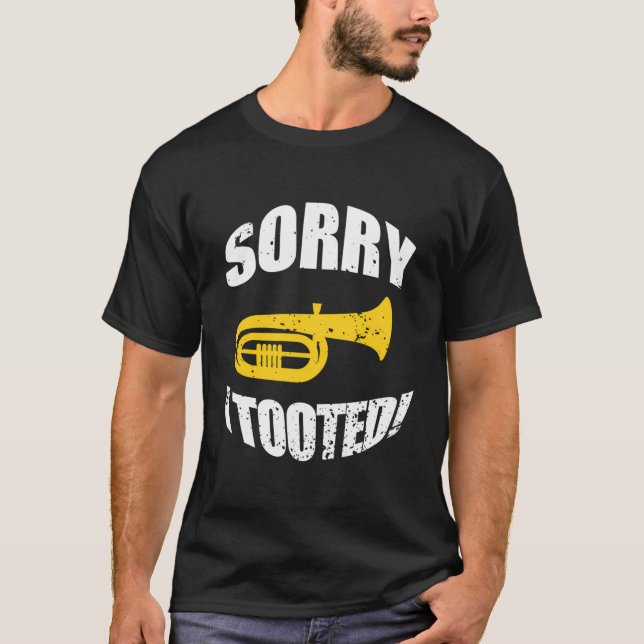 Camiseta Funny Marcha Banda Jugadora Tuba (Anverso)