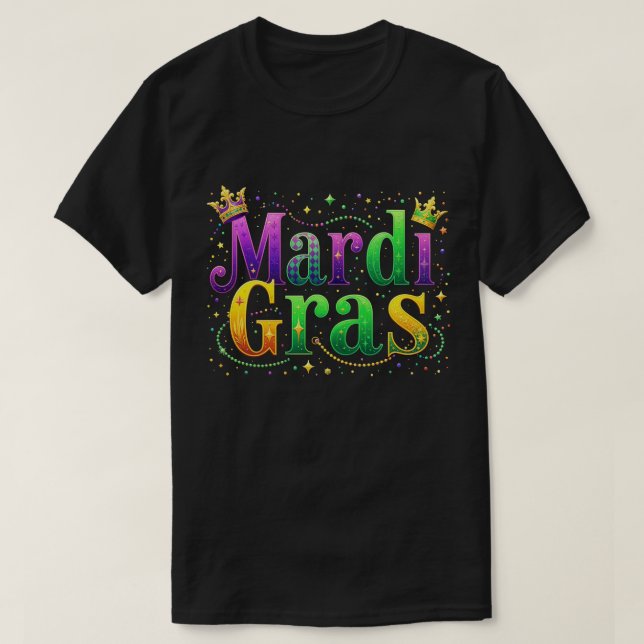 Camiseta Funny Mardi Gras Desfile Carnaval Hombres Mujeres (Diseño del anverso)