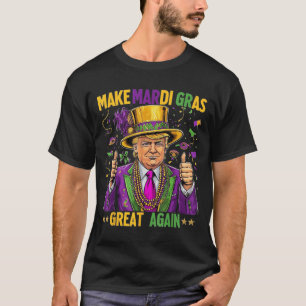 Camiseta Funny Mardi Gras Donald Trump Mardi Gras Estadouni