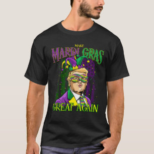 Camiseta Funny Mardi Gras Donald Trump Mardi Gras Estadouni
