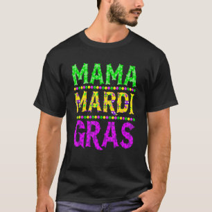 Camiseta Funny Mardi Gras Mama Carnival Parade Mardi Gras M