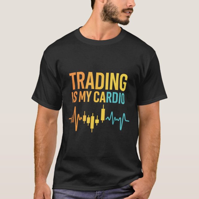 Camiseta Funny Market For Trader Dad, Trading Quotes Stocks (Anverso)