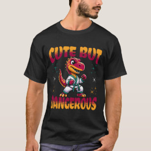 Camiseta Funny Martial Arts Karate Taekwondo Dinosaur Anima