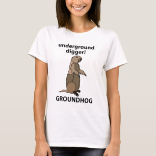 Camiseta Funny Mascota Groundhog