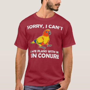 Camiseta Funny Mascota Parrot Lover Planea Con Mi Conuro De