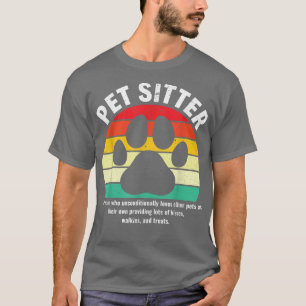 Camiseta Funny Mascota Sitter Definition Mascota Sitting Ma