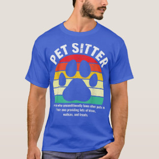 Camiseta Funny Mascota Sitter Definition Mascota Sitting Ma