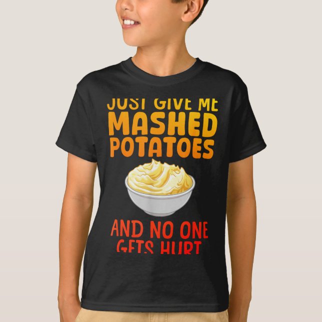 Camiseta Funny Mashed Tato Design For Men Women Mash Mashed (Anverso)