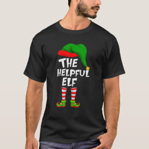 Camiseta Funny Matching Family Christmas The Helpful Elf