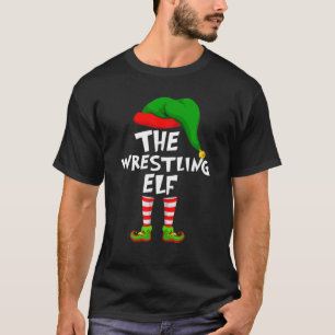 Camiseta Funny Matching Family Christmas The Wrestling Elf