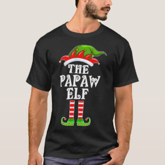 Camiseta Funny Matching Family The Papaw Elf Christmas Cost