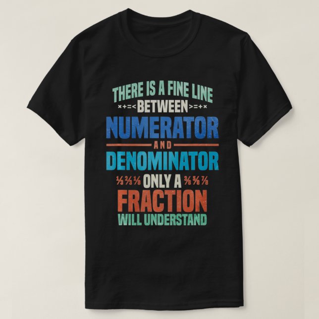 Camiseta Funny Math Design For Teacher Student  (Diseño del anverso)