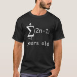 Camiseta Funny Math Geek 15th Birthday 15 años de edad<br><div class="desc">Divertido geek matemático 15 cumpleaños camiseta de Chicas de niños de 15 años</div>