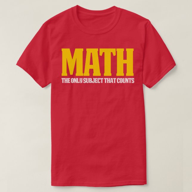 Camiseta Funny Math Great Math Gift Math (Diseño del anverso)