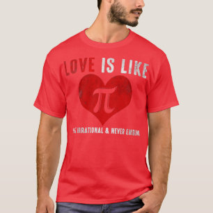 Camiseta Funny Math Love Día de San Valentín