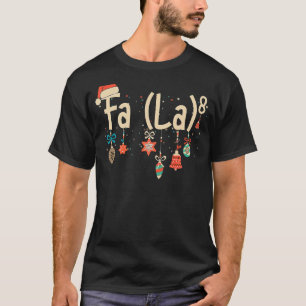 Camiseta Funny Math Santa Navidades FA (LA)8 Para Enseñanza