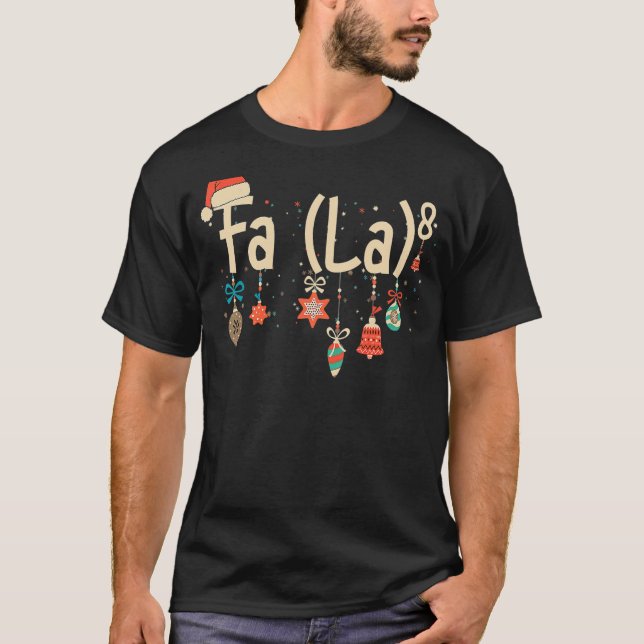 Camiseta Funny Math Santa Navidades FA (LA)8 Para Enseñanza (Anverso)