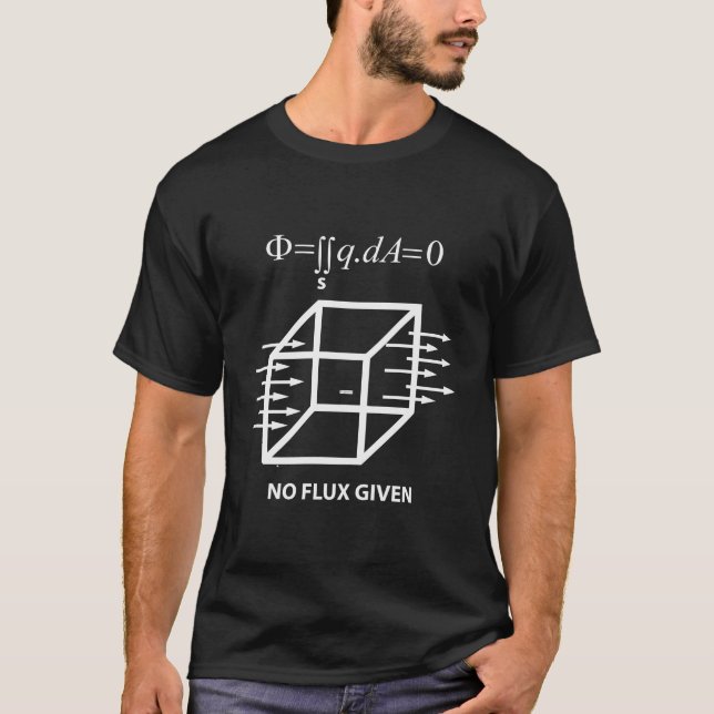 Camiseta Funny Math Science Electrical Engineer Gauss Law F (Anverso)