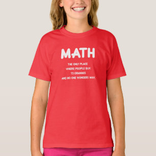 Camiseta Funny Math science school nerd