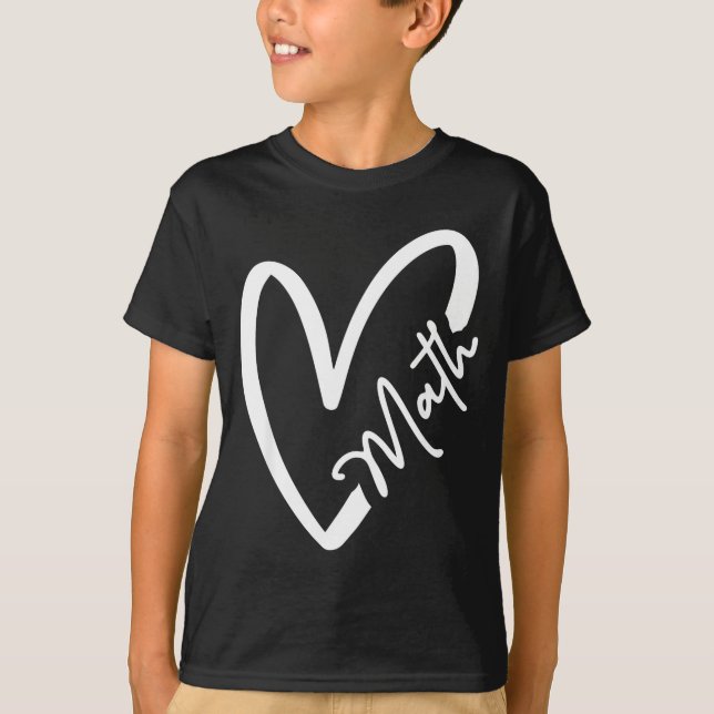 Camiseta Funny Mathematician Teacher Kids Physicist I Love  (Anverso)