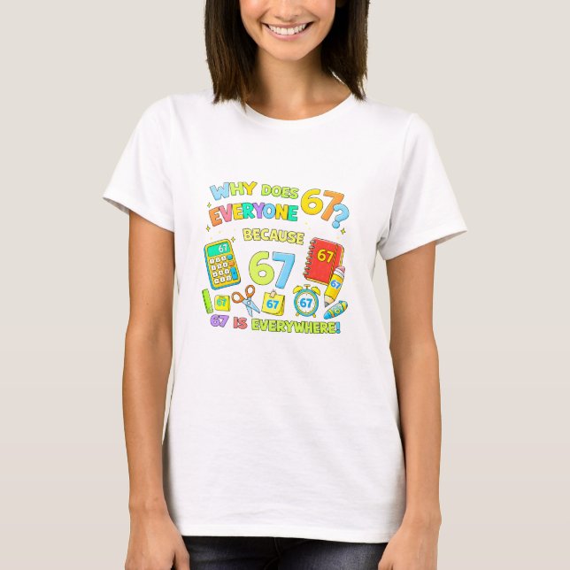 Camiseta Funny Maths Numbers Joke T Shirt for Kids (Anverso)