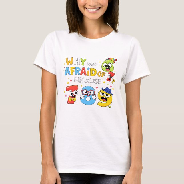 Camiseta Funny Maths Numbers Joke T Shirt for Kids (Anverso)