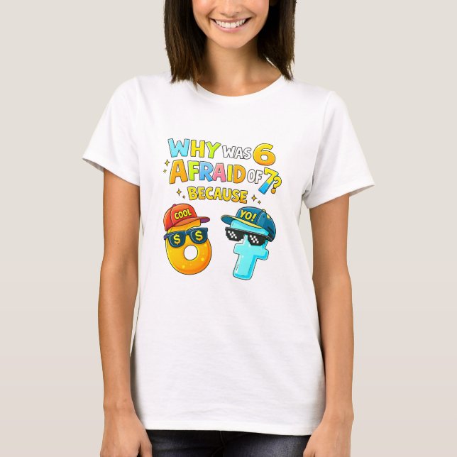 Camiseta Funny Maths Numbers Joke T Shirt for Kids (Anverso)