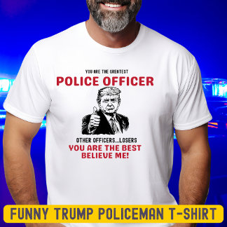 Camiseta Funny Mayor policía Trump T-Shirt