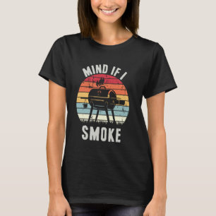 Camiseta Funny Meat Smoker Grill Masters Mind Si Fumo BB