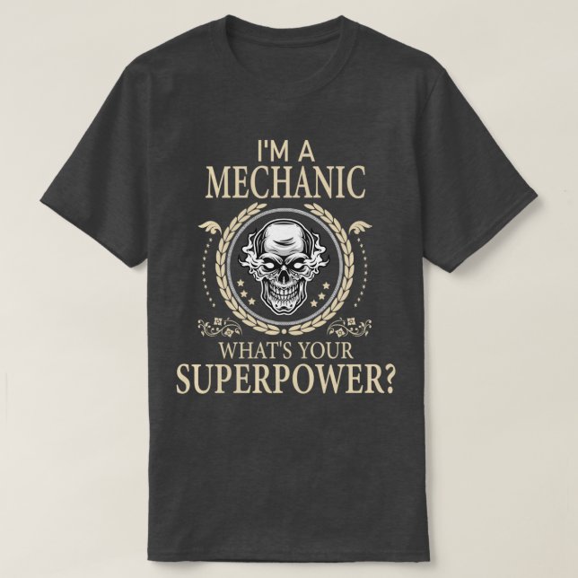 Camiseta Funny Mechanic Awesome Guay (Diseño del anverso)