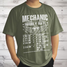 Funny Mechanic Hourt Rate Auto Car Mechanic Labor