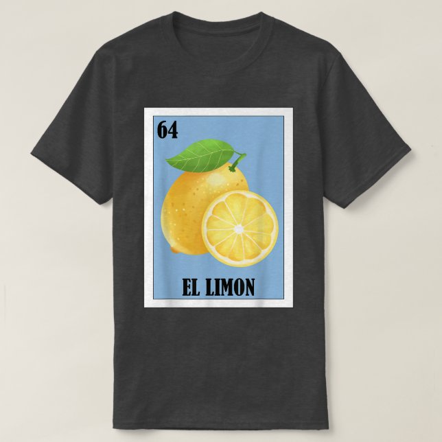 Camiseta Funny Meican Design El Limon  (Diseño del anverso)