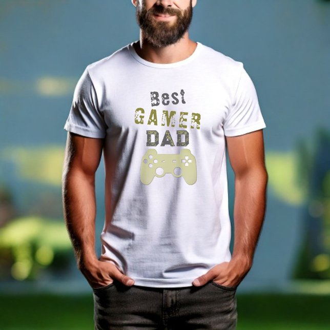 Camiseta Funny Mejor Gamer Padre Controlador de papá (Subido por el creador)
