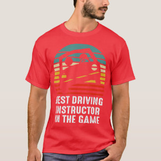 Camiseta Funny Mejor instructor de conducción estudiante co