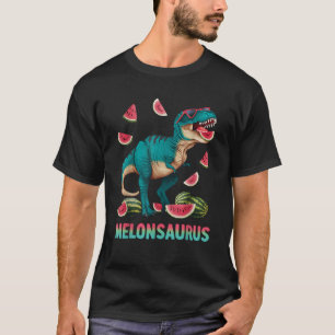 Camiseta Funny Melonsauro sandía Dinosaur T Rex Summer