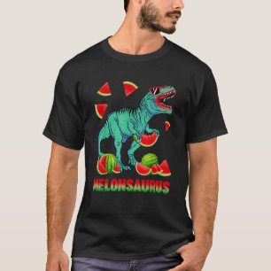 Camiseta Funny Melonsauro sandía Dinosaur T Rex Summer
