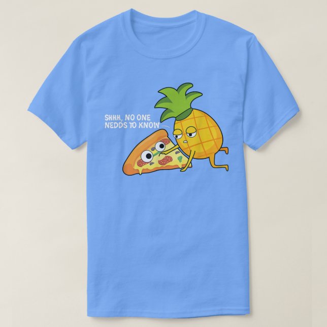 Camiseta Funny meme statement gift Designs hawaii pizza T-S (Diseño del anverso)