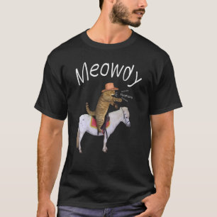 Camiseta Funny Meowdy Texas Cat Meme Vintage