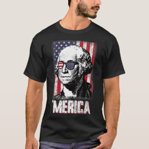 Camiseta Funny Merica George Washington 4 De Julio América