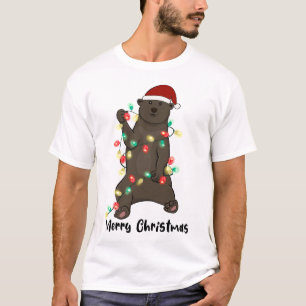 Camiseta Funny Merry Christmas Bear