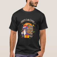 Funny Merry Christmas Cat Curte Present