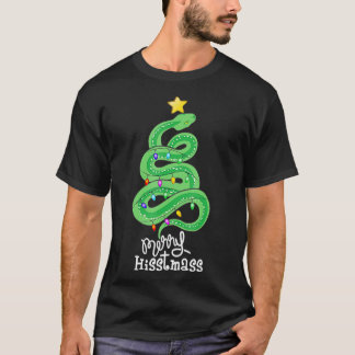 Camiseta Funny Merry HisstMass python Snake Merry tree