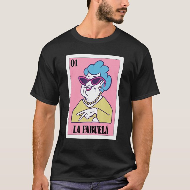 Camiseta Funny Mexican para Abuela - La Fabuela (Anverso)