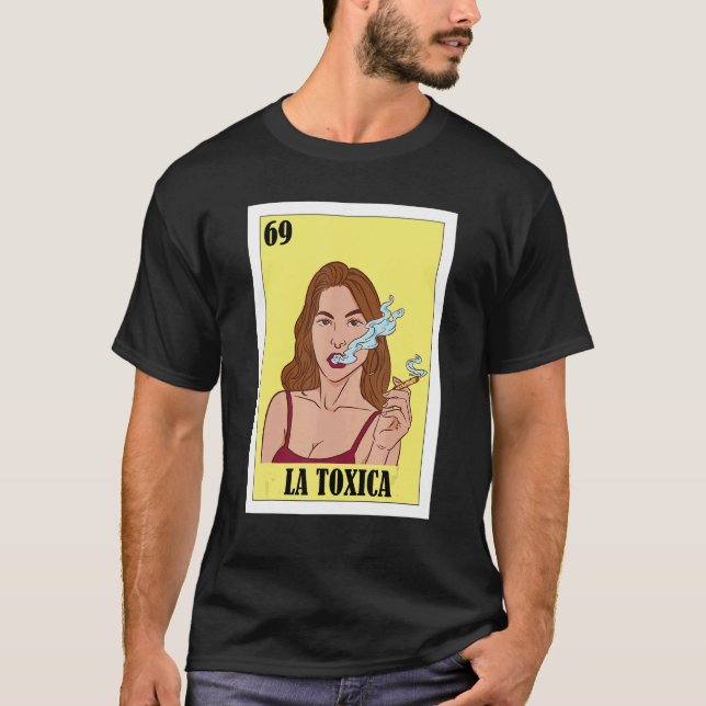 Camiseta Funny mexicana La Toxica (Anverso)