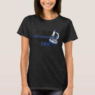 CAMISETA FUNNY MICROSCOPE, MICROBIOLOGISTAS BIOLOGÍA NERD S