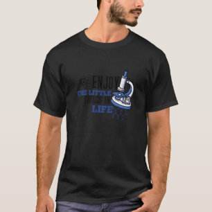 CAMISETA FUNNY MICROSCOPE, MICROBIOLOGISTAS BIOLOGÍA NERD S