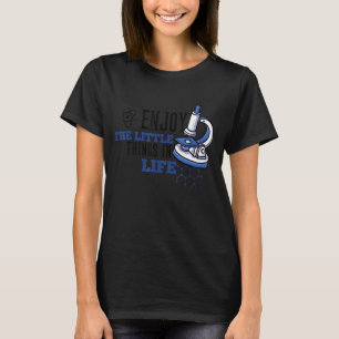 CAMISETA FUNNY MICROSCOPE, MICROBIOLOGISTAS BIOLOGÍA NERD S