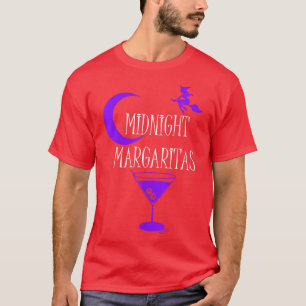 Camiseta Funny Midnight Margaritas Witch Halloween Drinkin